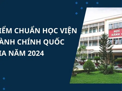 Điểm chuẩn Học viện Hành chính Quốc gia năm 2024