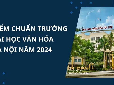 Điểm chuẩn trường Đại học Văn hóa Hà Nội năm 2024