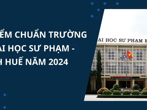Điểm chuẩn trường Đại học Sư phạm - Đại học Huế năm 2024