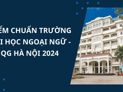 Điểm chuẩn trường Đại học Ngoại ngữ - ĐH Quốc gia Hà Nội năm 2024