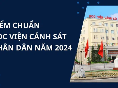 Điểm chuẩn Học viện Cảnh sát nhân dân chính xác năm 2024