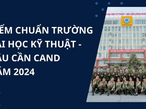 Điểm chuẩn Trường Đại học Kỹ thuật - Hậu cần CAND năm 2024