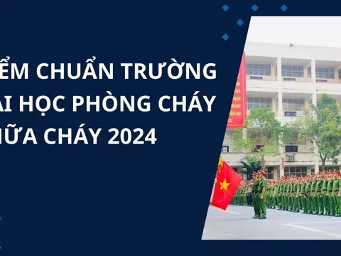 Điểm chuẩn Trường Đại học Phòng cháy chữa cháy năm 2024 chính xác