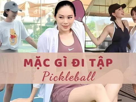 Lên đồ 7 ngày đi tập Pickleball thoải mái, siêu hút mắt cho các chị em