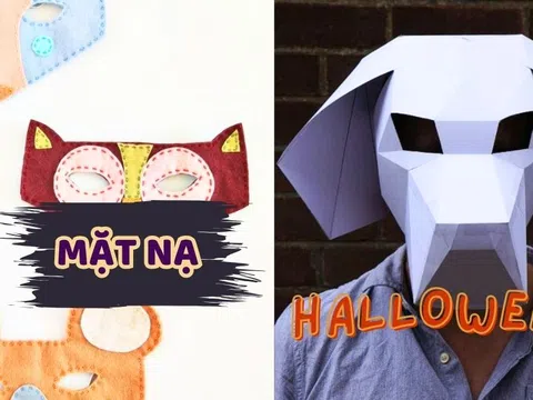 Tự tay làm 5 mẫu mặt nạ Halloween đơn giản nhưng độc đáo cho đêm hội ma quái