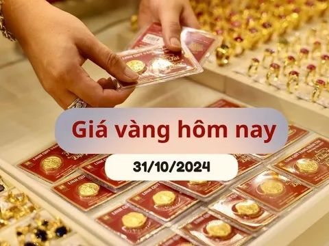 Giá vàng hôm nay 31/10/2024: Tiếp tục nóng lên, vàng nhẫn và SJC lên đỉnh kỷ lục