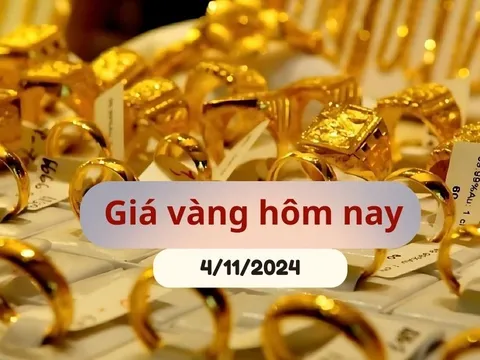 Giá vàng hôm nay 5/11/2024: Vàng thế giới tăng nhẹ, vàng nhẫn tiếp tục chao đảo