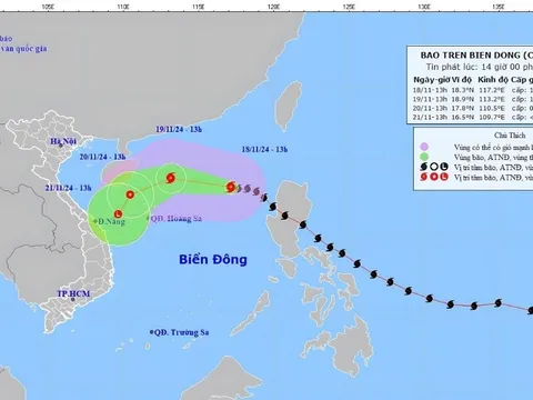 Dự báo áp thấp mới ngay sau bão số 9 ở Biển Đông