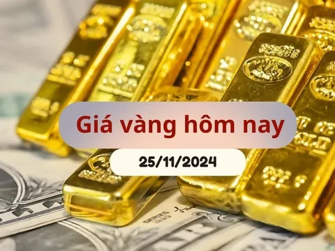 Giá vàng hôm nay (25.11.2024): Thế giới tăng không ngừng, vàng nhẫn và SJC nóng theo