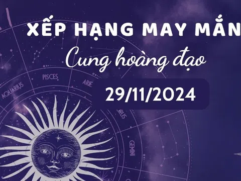 Xếp hạng may mắn 12 cung hoàng đạo 29/10/2024: 4 cung hoàng đạo có vận khí cực tốt