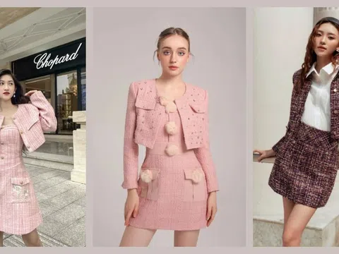 Phong cách dạ Tweed: Xu hướng outfit cho mùa lễ hội năm nay