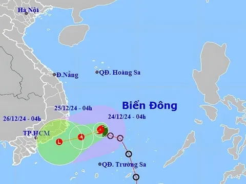 Bão Pabuk đổi hướng, có thể không "chạm" đất liền nước ta