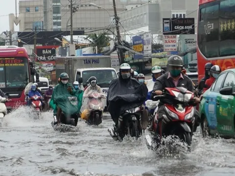 Diễn biến về mưa to trong dịp Giáng Sinh ở Nam Bộ