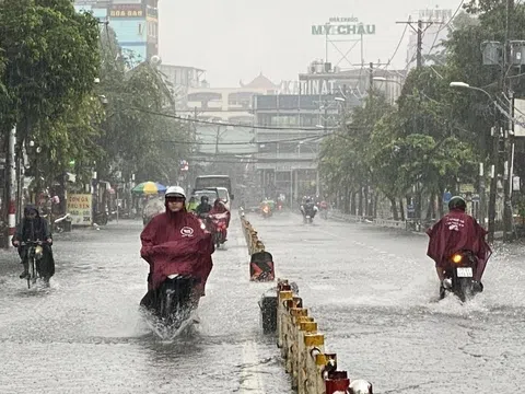 Dự báo thời điểm mưa dông tăng cường ở khu vực Nam Bộ