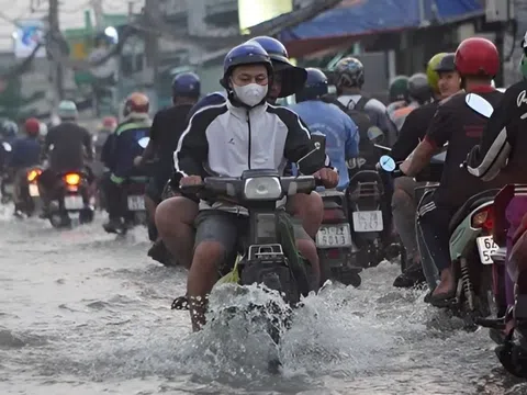 Diễn biến tình hình mưa to ở Nam Bộ