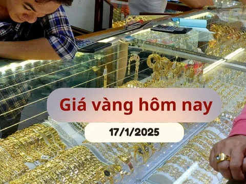 Giá vàng hôm nay (17-1-2025): Tăng dựng đứng