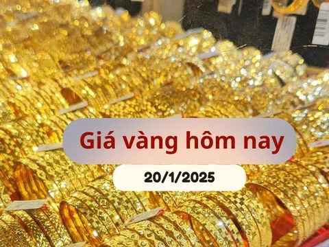 Giá vàng hôm nay 20/1/2025: Đồng loạt lao dốc