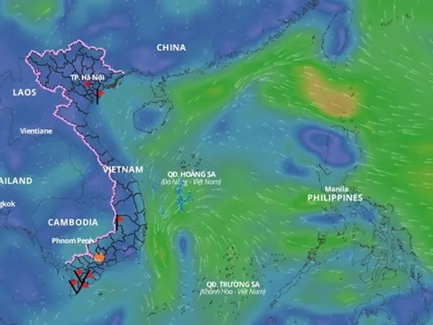 Xuất hiện áp thấp nhiệt đới đầu tiên trên Biển Đông năm 2025