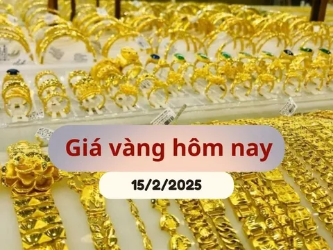 Giá vàng hôm nay (15/2/2025): Tăng 7 tuần liên tiếp