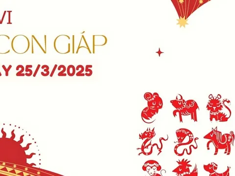 Tử vi 12 con giáp ngày 25/3/2025: Mão đón tin vui, Thân sự nghiệp hanh thông