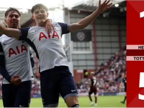 VIDEO bàn thắng Hearts vs Tottenham: 1-5 (Giao hữu CLB 2024)