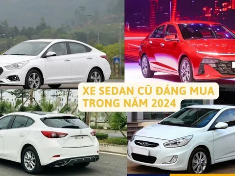 Top 4 mẫu xe sedan cũ đáng mua trong năm 2024
