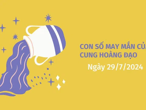 Những con số may mắn của 12 cung hoàng đạo ngày 29/07/2024