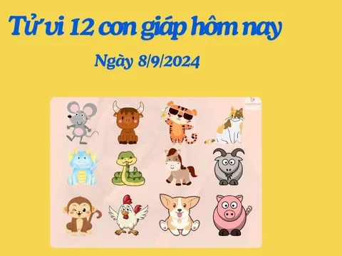 Tử vi 12 con giáp hôm nay 8/9/2024: Tuổi Sửu đối mặt rắc rối, tuổi Dần thuận lợi đủ đường