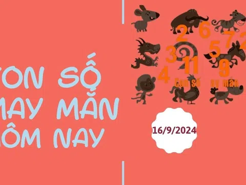 Con số may mắn hôm nay 16/9/2024 - số tài lộc theo 12 con giáp đầu tuần