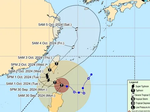 Bão Krathon ở Philippines đạt gần cấp siêu bão, sóng cao 14m