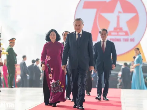 Sáng nay, tổ chức Lễ kỷ niệm 70 năm Ngày Giải phóng Thủ đô