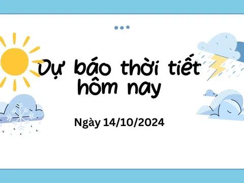 Dự báo thời tiết 14/10: mưa rải rác về chiều ở cả ba miền, Lai Châu nguy cơ sạt lở đất