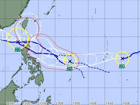 Thêm bão hướng về Philippines, dự báo đạt cực đại khi đổ bộ