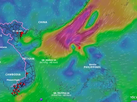 Dự báo khu vực chịu ảnh hưởng mạnh nhất từ bão số 9 Man-yi
