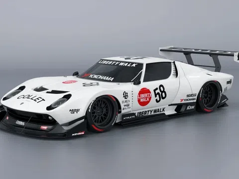 Siêu xe Lamborghini Miura chuẩn bị lột xác với gói độ Liberty Walk