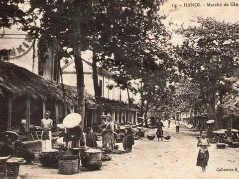Ấn tượng chợ Việt Nam xưa qua những bức ảnh đen trắng