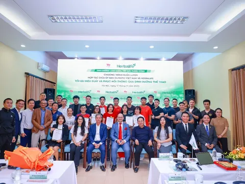 Herbalife Việt Nam phối hợp cùng Ủy Ban Olympic Việt Nam tổ chức buổi đào tạo “Tối ưu Hiệu suất và Phục hồi thông qua Dinh dưỡng Thể thao” cho các huấn luyện viên và vận động viên