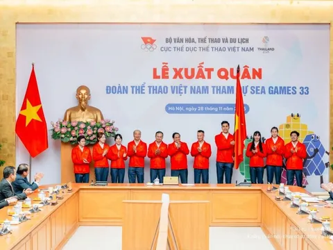 Đoàn Thể thao Việt Nam xuất quân dự SEA Games 33 hướng tới thành tích đạt nhiều huy chương vàng