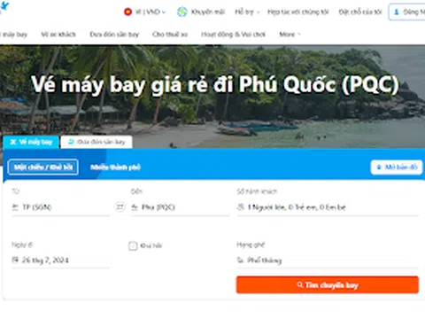 Hướng dẫn đặt vé máy bay đi Phú Quốc với Traveloka