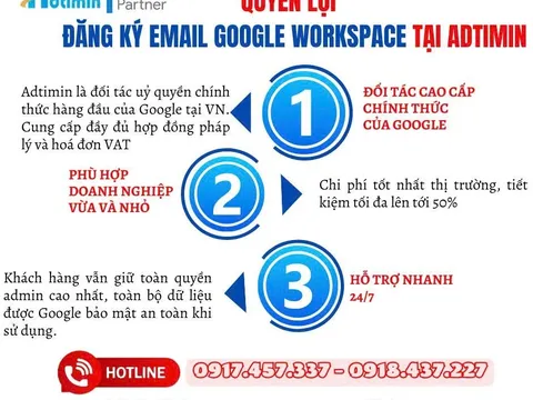 Adtimin hỗ trợ doanh nghiệp chuyển đổi sang Google Workspace nhanh, an toàn, không gián đoạn