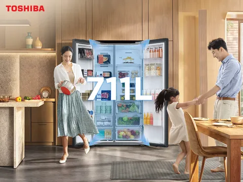 Toshiba chính thức ra mắt Siêu tủ lạnh NaturePURE 711L thấu hiểu gia đình Việt