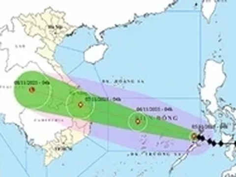 Bão Kalmaegi có khả năng mạnh thêm