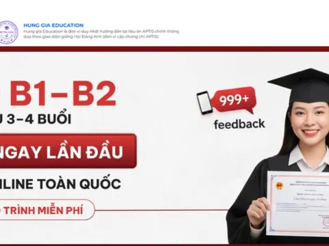 Hùng Gia Edu đồng hành cùng thí sinh học và luyện thi APTIS trực tuyến