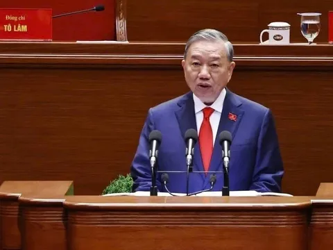 Đồng chí Tô Lâm tái đắc cử Tổng Bí thư khóa XIV