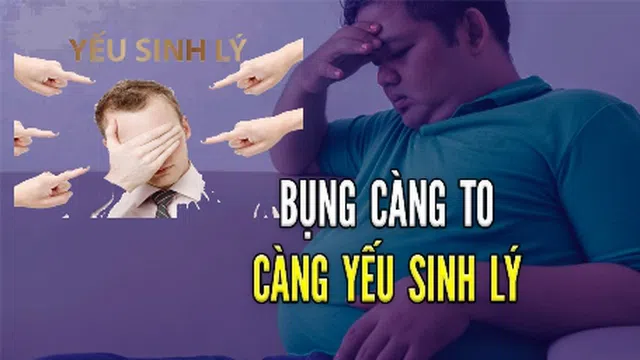 Tin buồn cho quý ông thừa cân: Bụng càng to thì sức " yêu " càng giảm