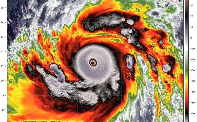 Siêu bão Sinlaku đang mạnh nhất thế giới năm 2026