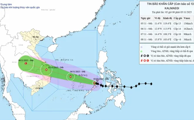 Bão số 13 Kalmaegi giật cấp 16 đổ bộ, 1 tỉnh huy động ô tô, xe thiết giáp khẩn cấp ứng phó